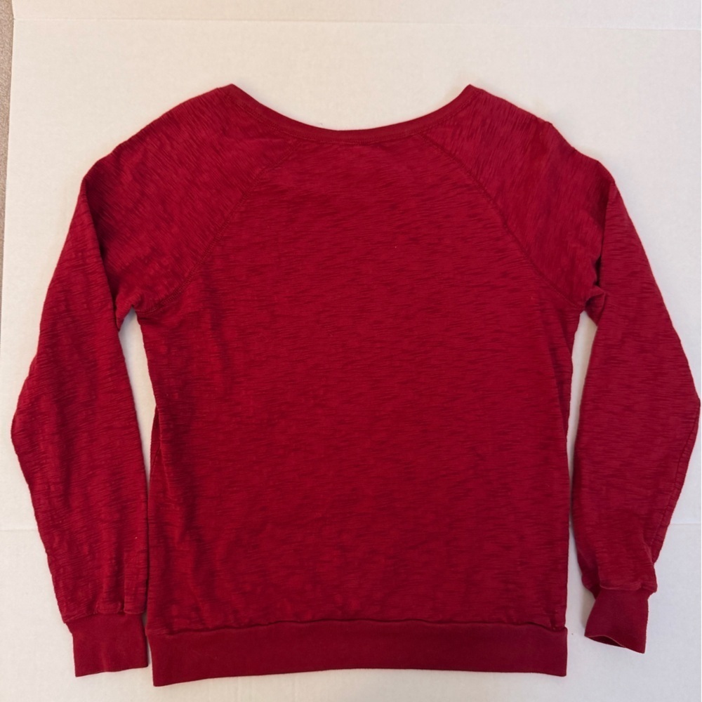 Disney Parks Sequin Mickey Red Thin Sweater - Picture 8 of 8